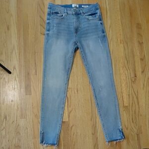 Kensie Blue Skinny Jeans with Tapered Leg